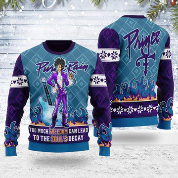 Gearhomie Quotes Freedom Soul's Christmas Ugly Sweater - Gearhomie.com