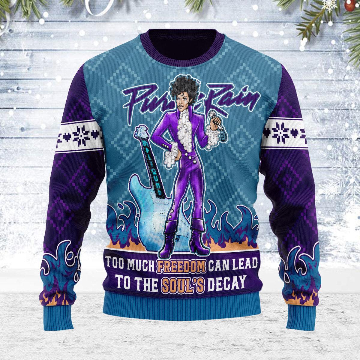 Gearhomie Quotes Freedom Soul's Christmas Ugly Sweater - Gearhomie.com