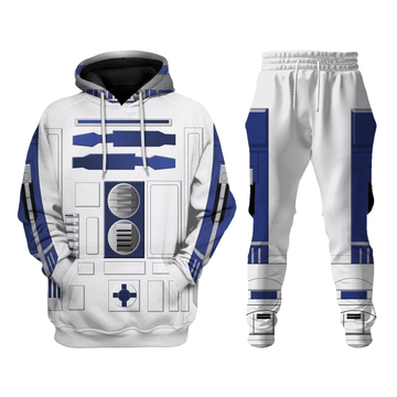Gearhomie R2 D2 Robot Costume Hoodie Sweatshirt T-Shirt Sweatpants - Gearhomie.com