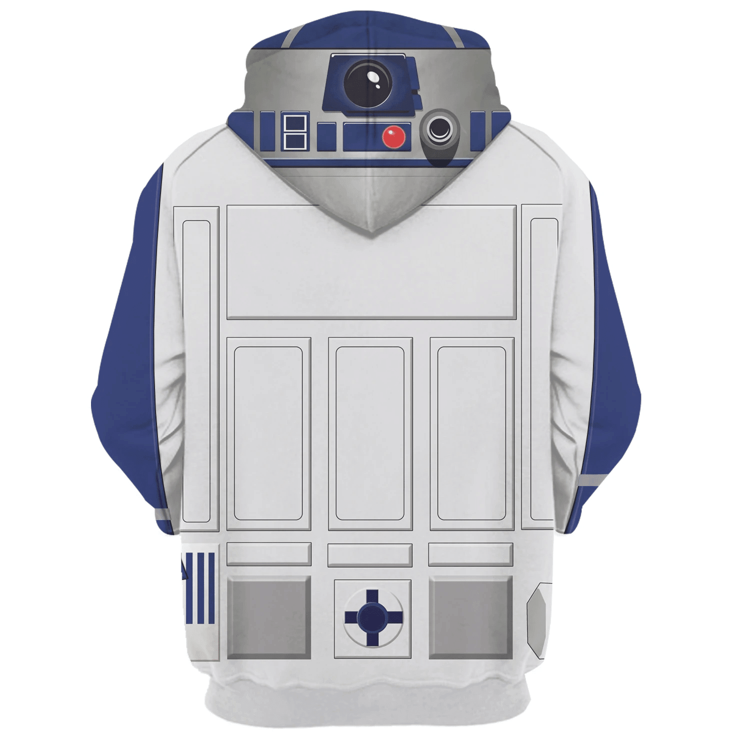 Gearhomie R2 D2 Robot Costume Hoodie Sweatshirt T-Shirt Sweatpants - Gearhomie.com