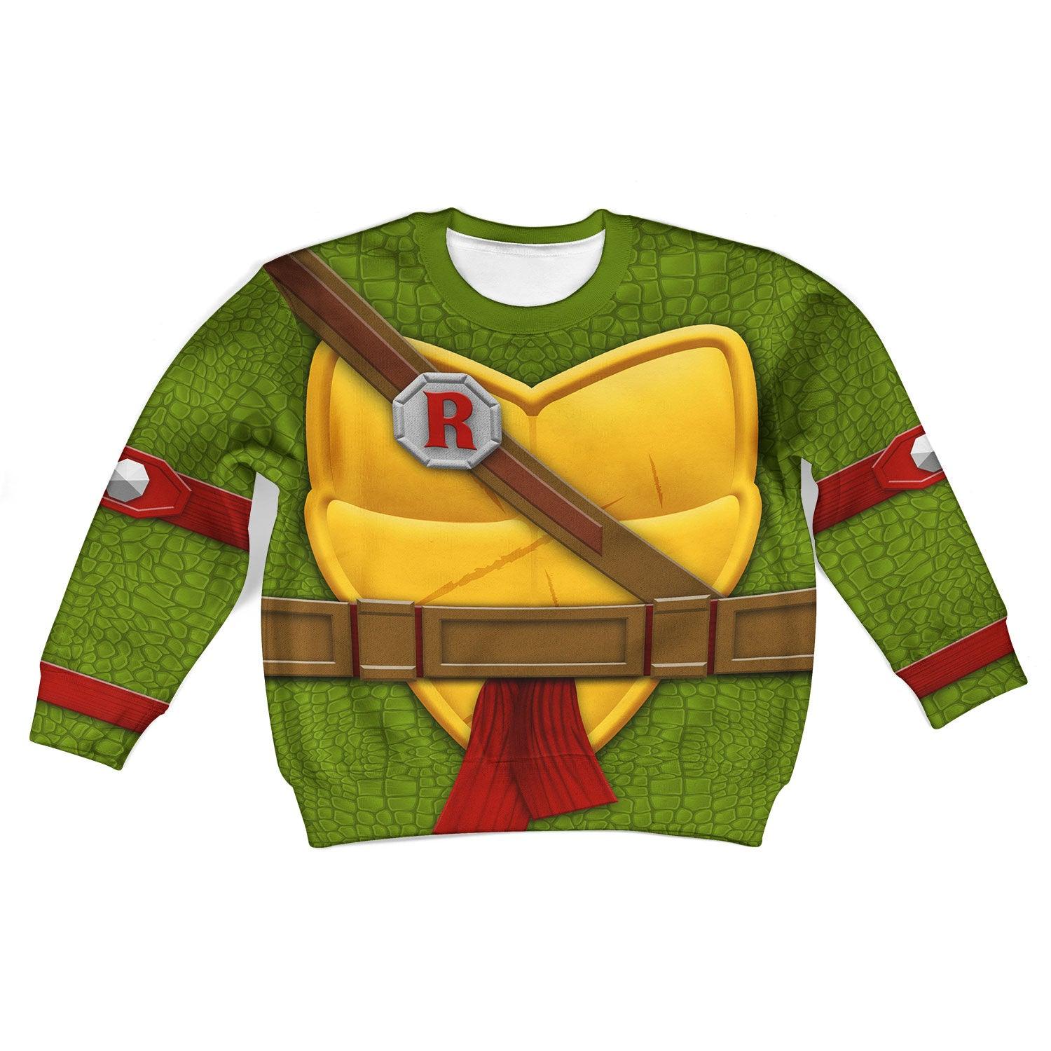 Gearhomie Raphael Costume Cosplay Kid Hoodie Sweatshirt T-Shirt - Gearhomie.com