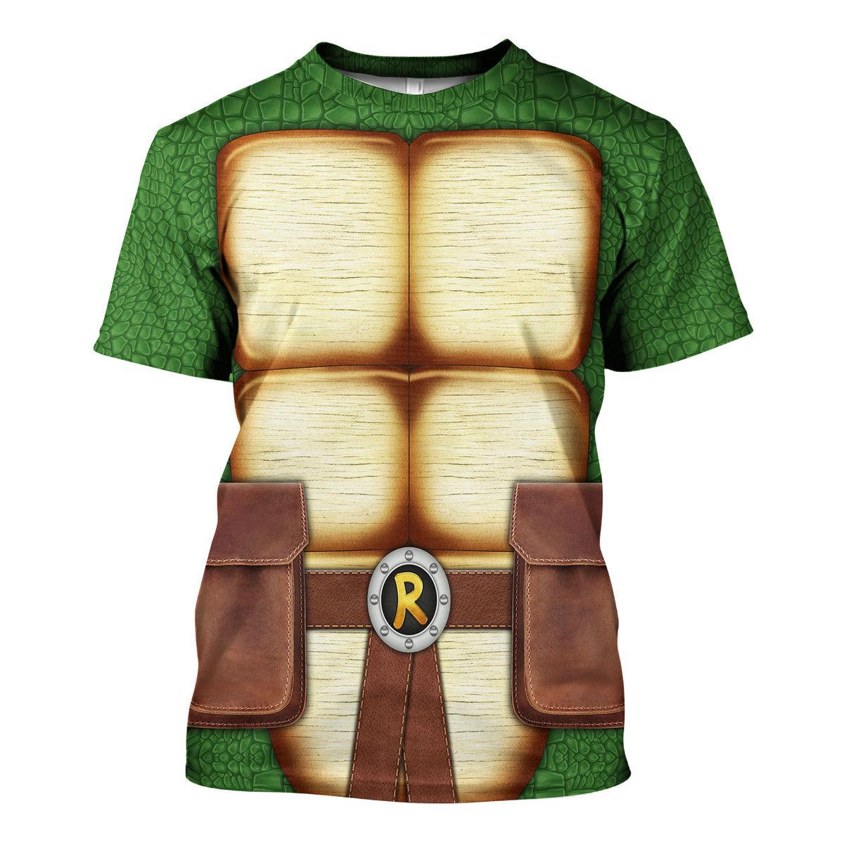 Gearhomie Raphael Ninja Turtles Costume Hoodie Sweatshirt T-Shirt ZipHoodie Sweatpants - Gearhomie.com