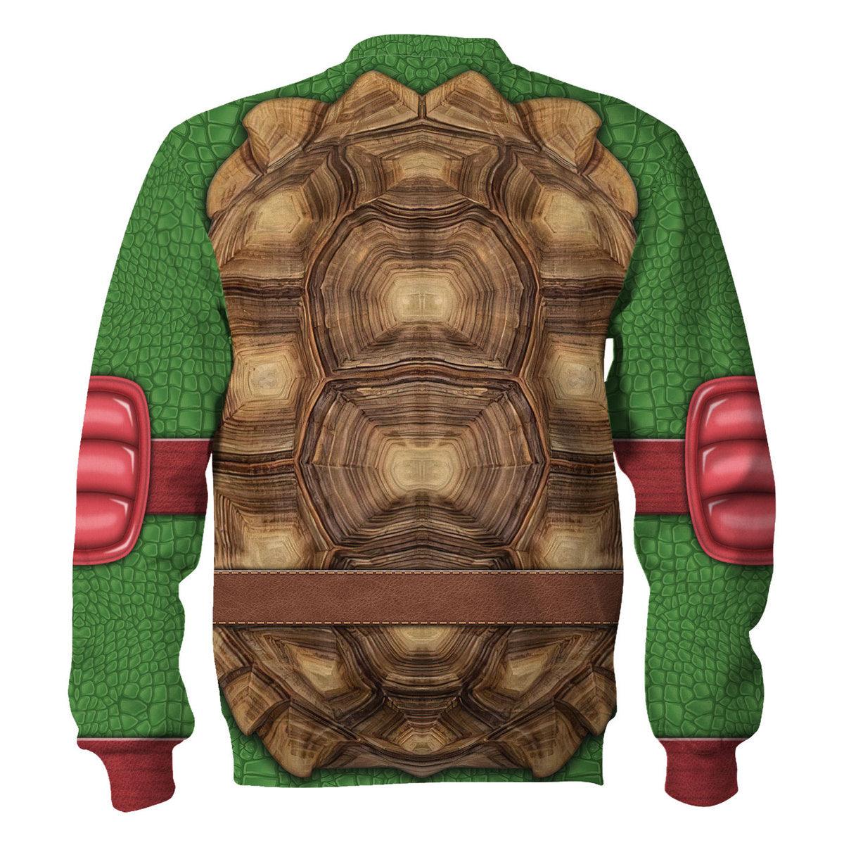 Gearhomie Raphael Ninja Turtles Costume Hoodie Sweatshirt T-Shirt ZipHoodie Sweatpants - Gearhomie.com