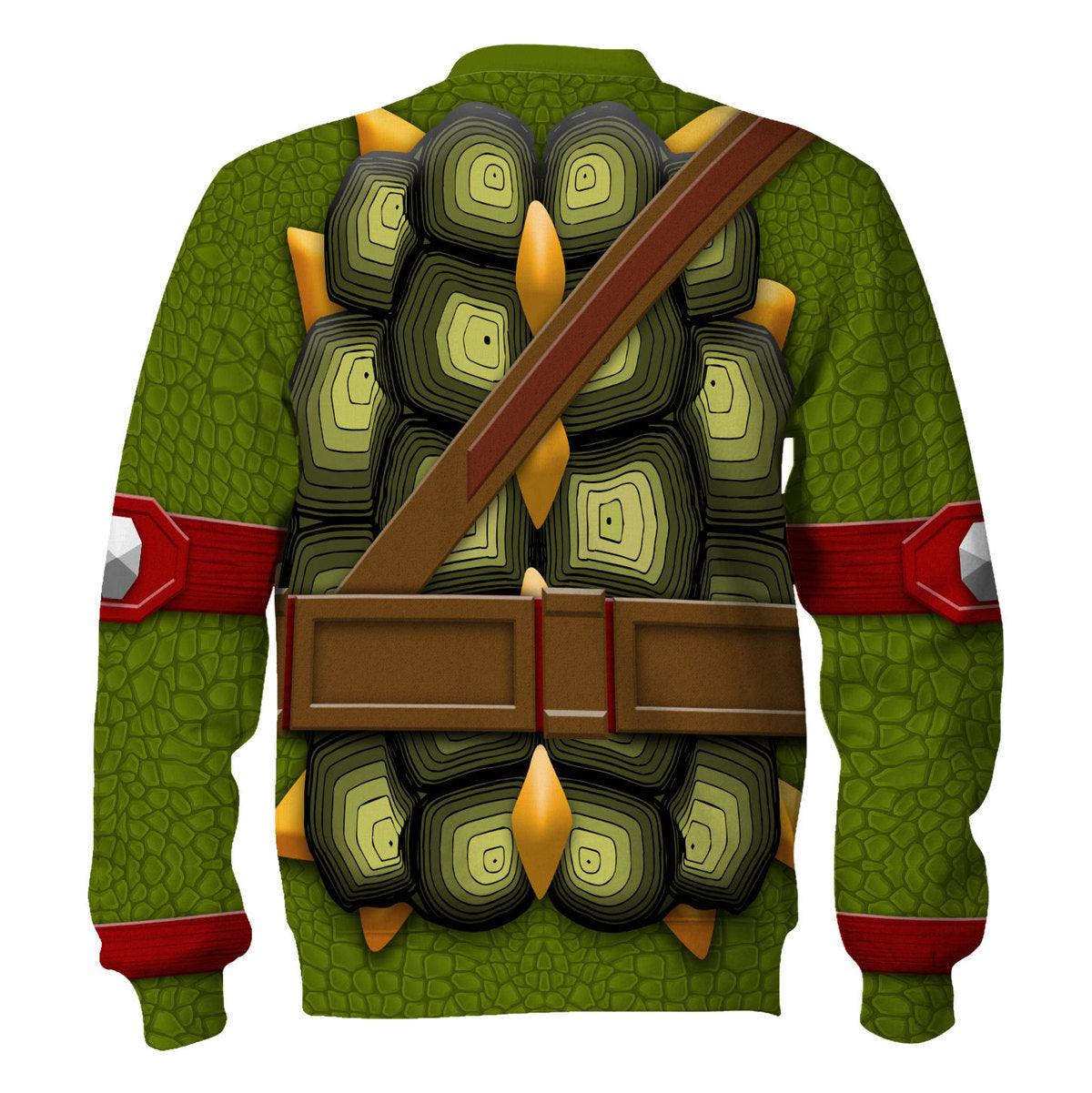 Gearhomie Raphael TMNT Costume Hoodie Sweatshirt T-Shirt Sweatpants - Gearhomie.com