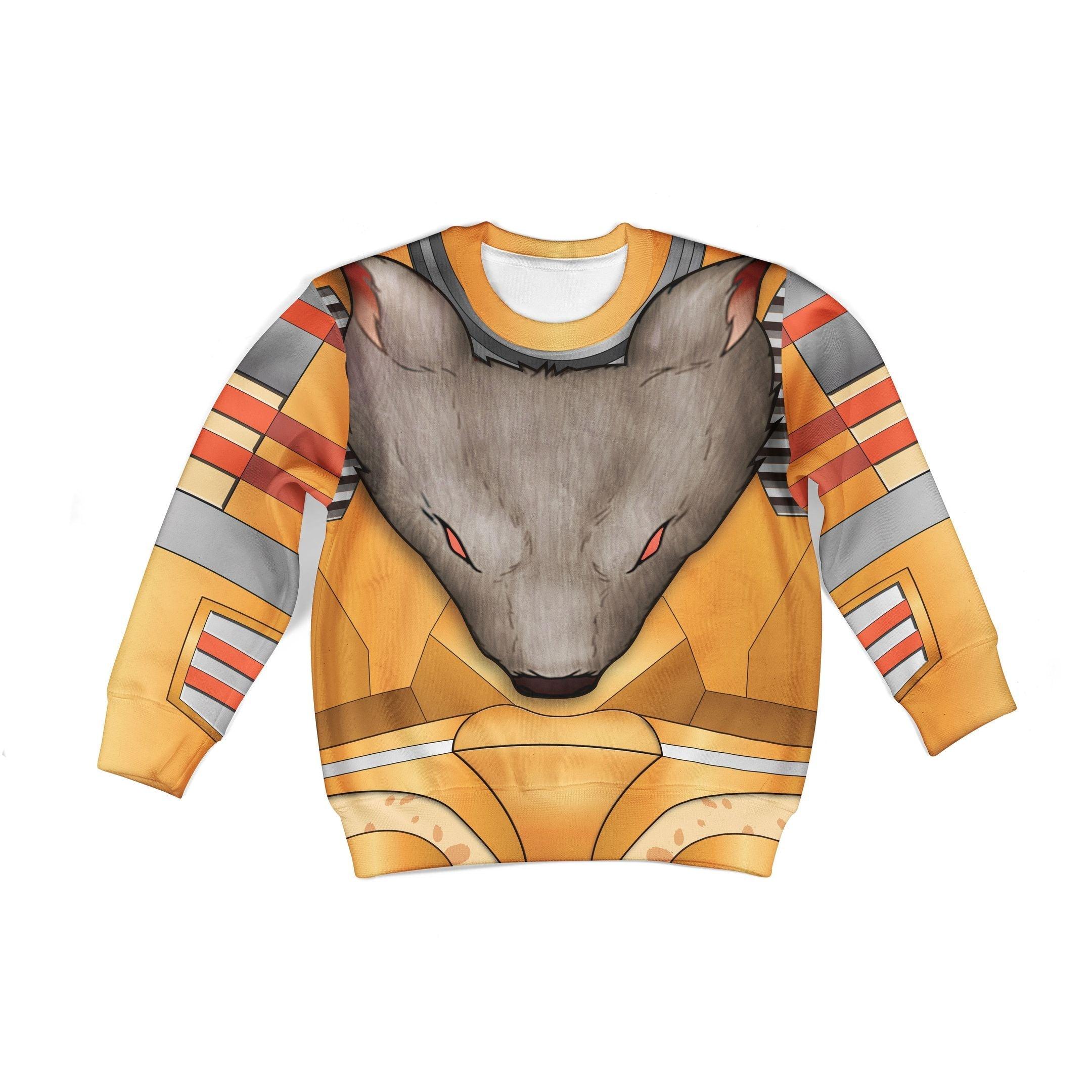  CustomsPig Rattrap Beast Wars Kid Costume Cosplay Hoodie Sweatshirt T-Shirt -  CustomsPig.com