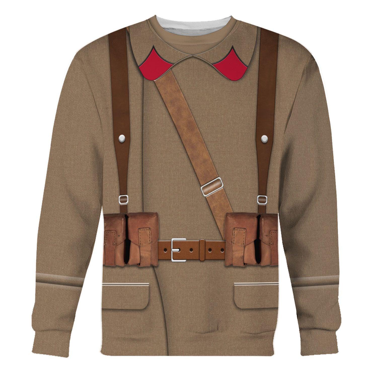 Gearhomie Red Army in Winter War 39-40 Costume Hoodie Sweatshirt T-Shirt Tracksuit - Gearhomie.com