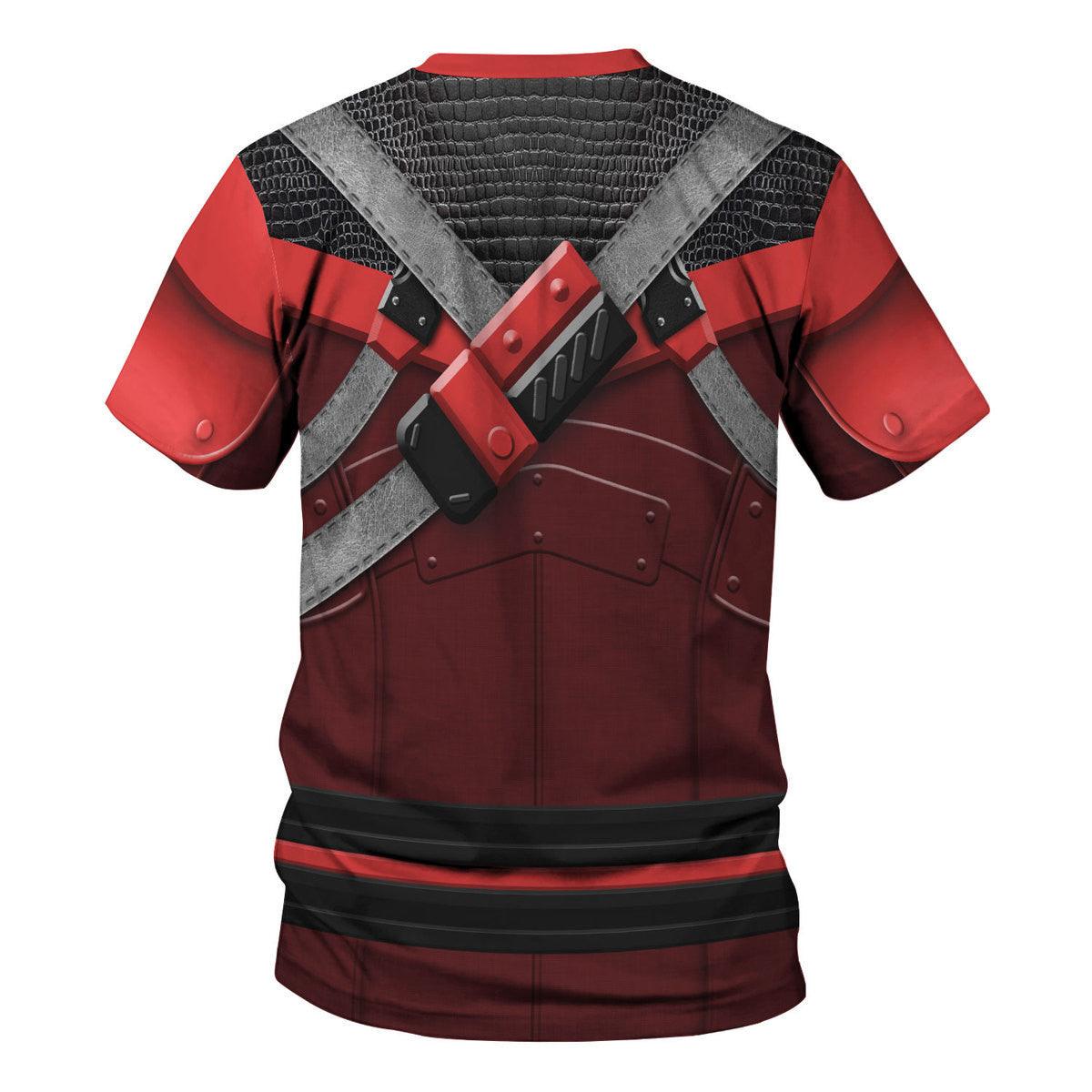 Gearhomie Red Ninja Viper Costumes Hoodie Sweatshirt T-Shirt - DucG