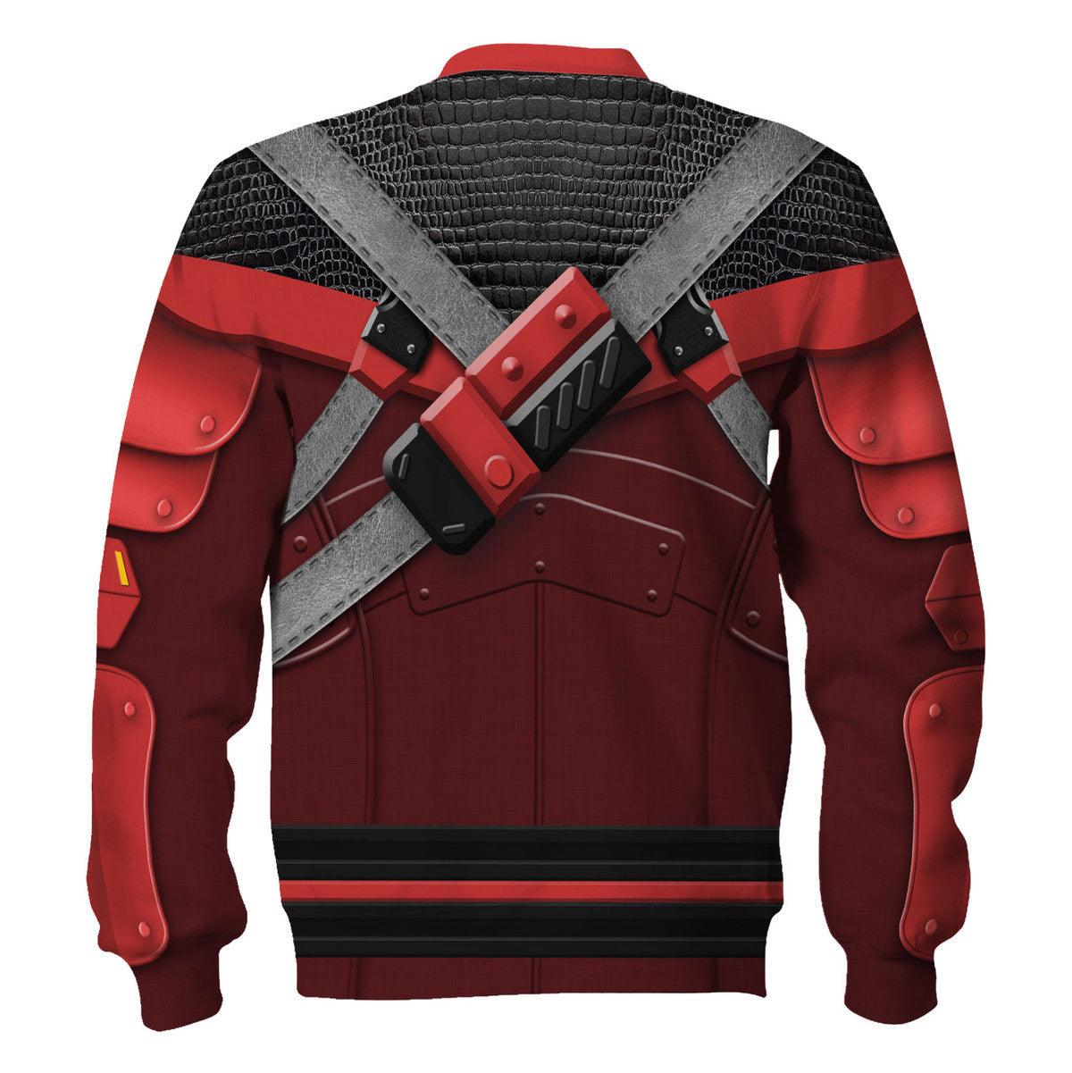 Gearhomie Red Ninja Viper Costumes Hoodie Sweatshirt T-Shirt - DucG