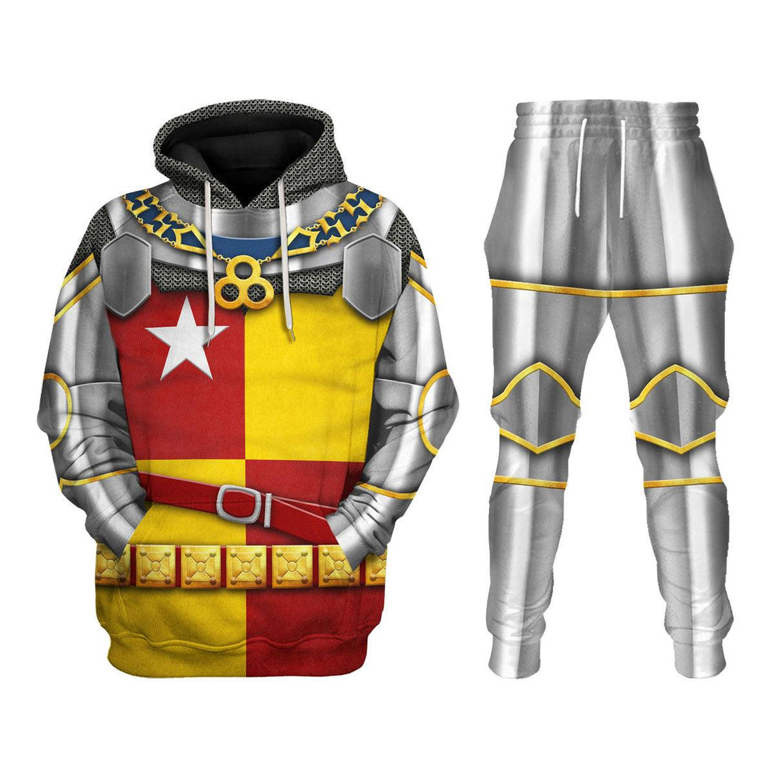Gearhomie Richard de Vere- Battle of Agincourt Knights Costume Hoodie Sweatshirt T-Shirt Tracksuit - Gearhomie.com