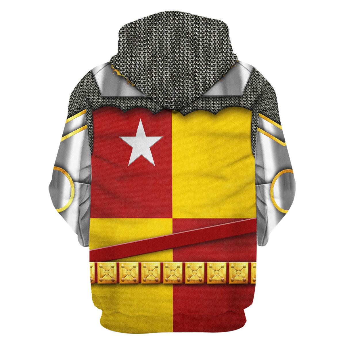 Gearhomie Richard de Vere- Battle of Agincourt Knights Costume Hoodie Sweatshirt T-Shirt Tracksuit - Gearhomie.com