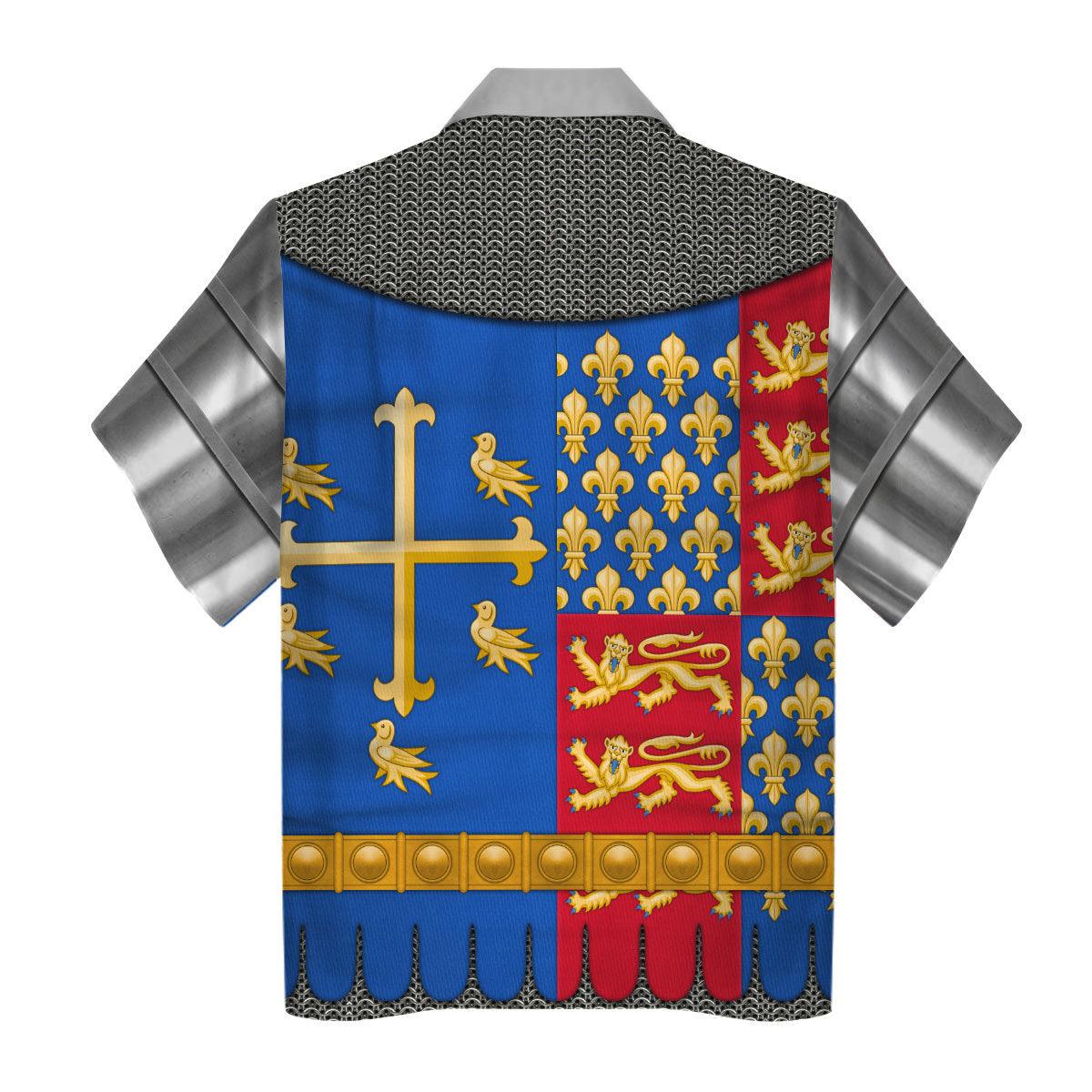 Gearhomie Richard II Of England Amour Knights Costume Hoodie Sweatshirt T-Shirt Tracksuit - Gearhomie.com