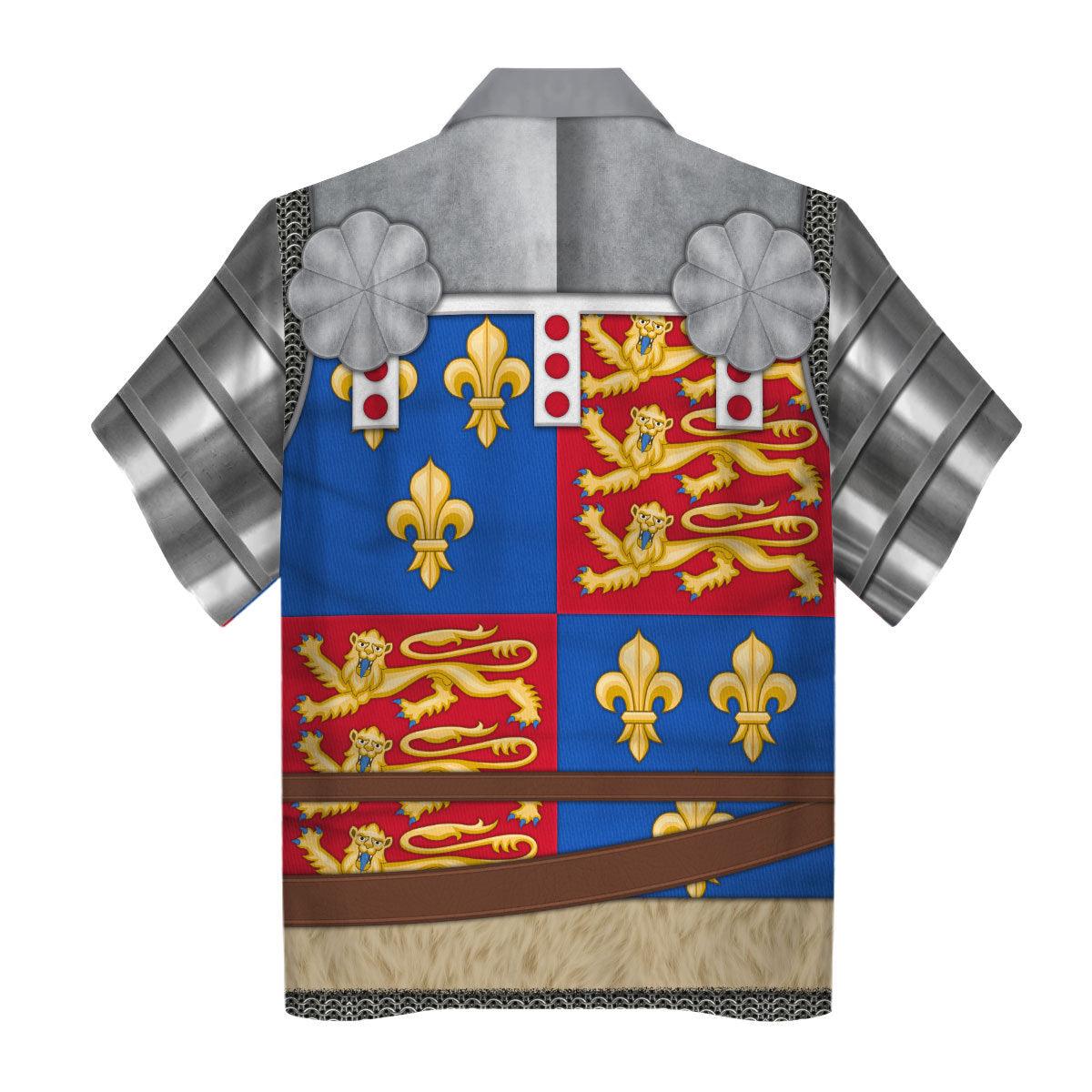 Gearhomie Richard of York, 3rd Duke of York Amour Knights Costume Hoodie Sweatshirt T-Shirt Tracksuit - Gearhomie.com