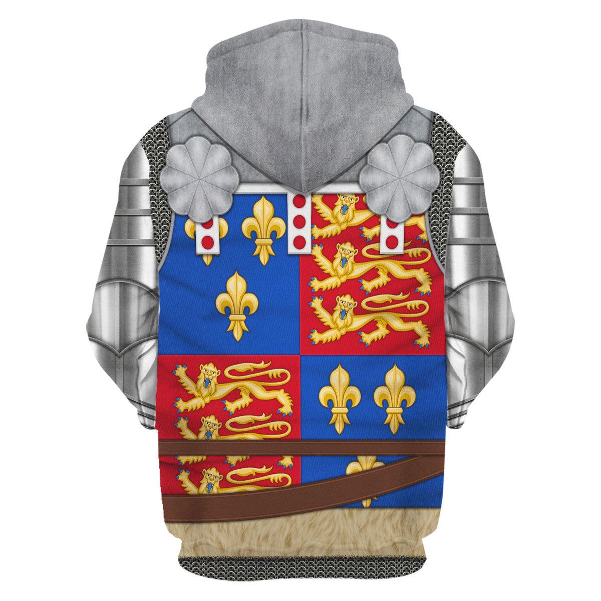 Oodiegang Richard of York, 3rd Duke of York Amour Knights Costume Hoodie Sweatshirt T-Shirt Tracksuit - Oodiegang.com