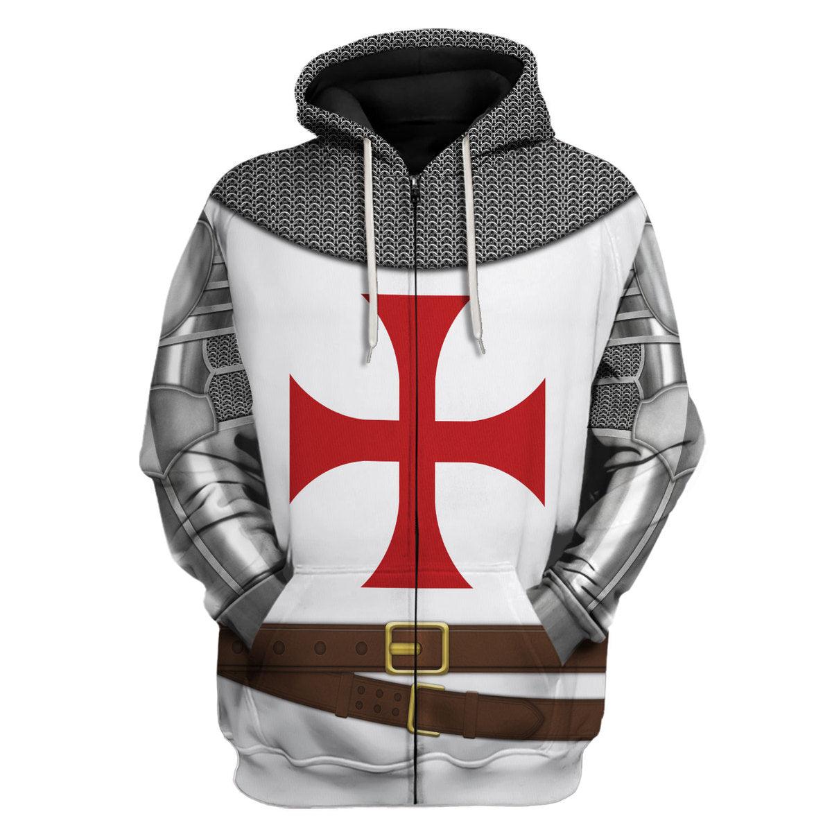 Gearhomie Richard The Lionheart Knight Costume Hoodie Sweatshirt T-Shirt Tracksuit - Gearhomie.com