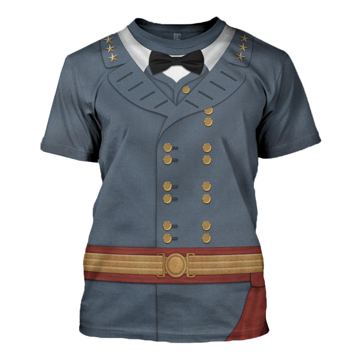 Gearhomie Robert E. Lee American Confederate General Costume Hoodie Sweatshirt T-Shirt Tracksuit - Gearhomie.com