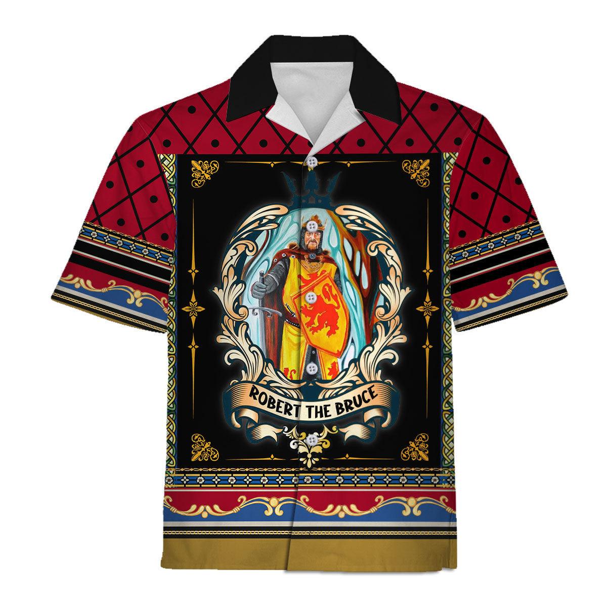 CustomsPig Robert The Bruce Hawaiian Shirt Polo Shirt - CustomsPig.com
