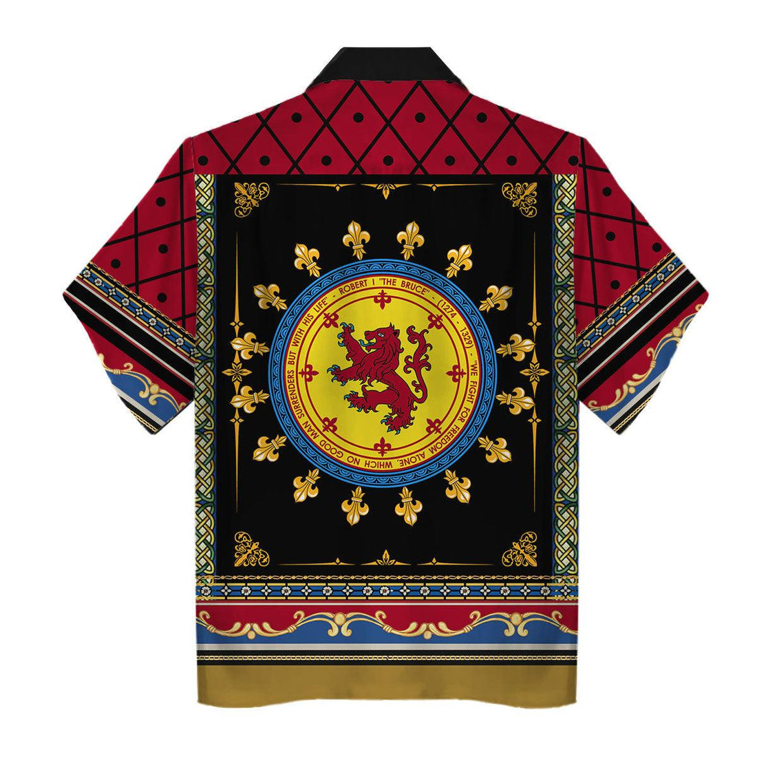 Gearhomie Robert The Bruce Hawaiian Shirt Polo Shirt - Gearhomie.com