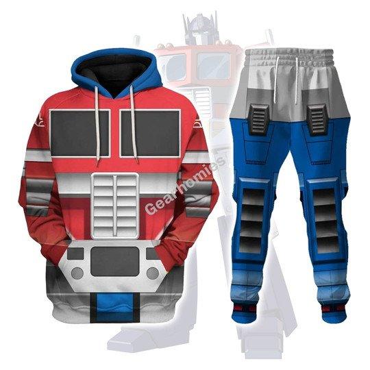 Gearhomie Robot Optimus Prime Costume Cosplay Hoodie Tracksuit - Gearhomie.com