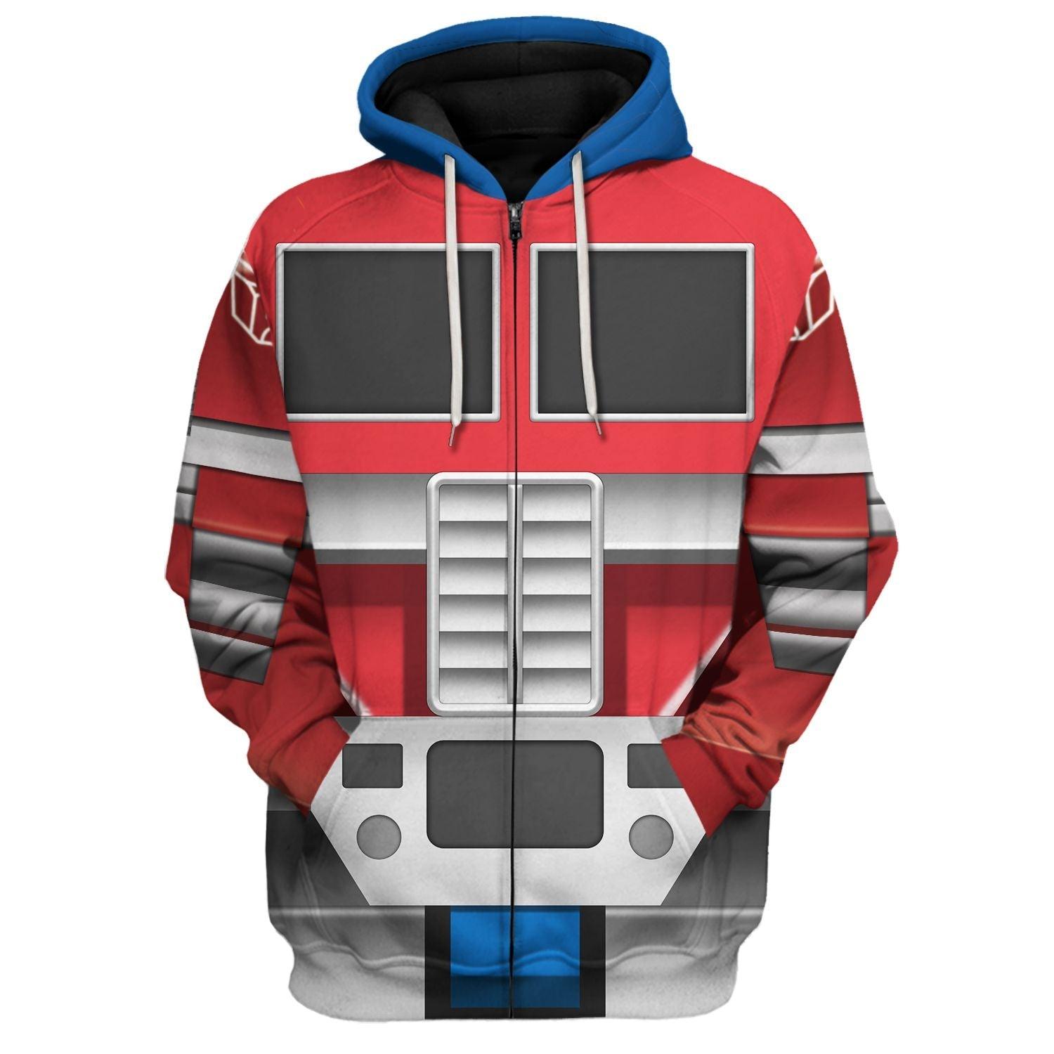Gearhomie Robot Optimus Prime Costume Cosplay Hoodie Tracksuit - Gearhomie.com