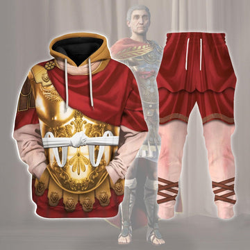 Gearhomie Roman Emperor Caesar Augustus Costume Hoodie Sweatshirt T-Shirt Tracksuit - Gearhomie.com