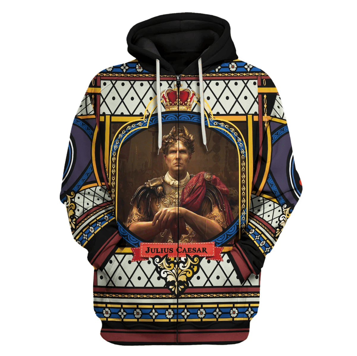 Gearhomie Roman General Gaius Julius Caesar Costume Hoodie Sweatshirt T-Shirt Tracksuit - Gearhomie.com