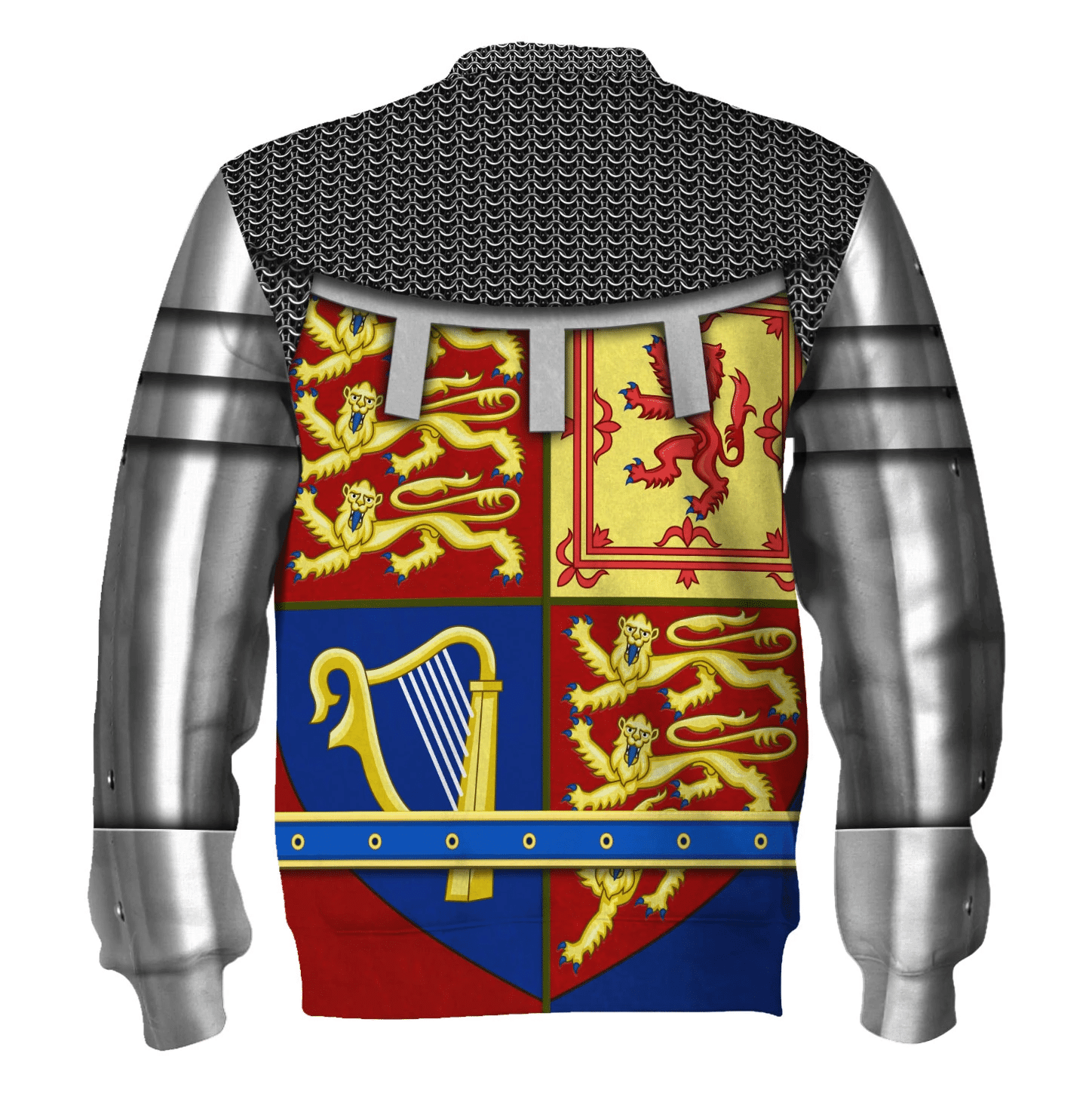 Gearhomie Royal Coat of Arms of the United Kingdom (Queen Elizabeth II) Costume Hoodie Sweatshirt T-Shirt Tracksuit - Gearhomie.com