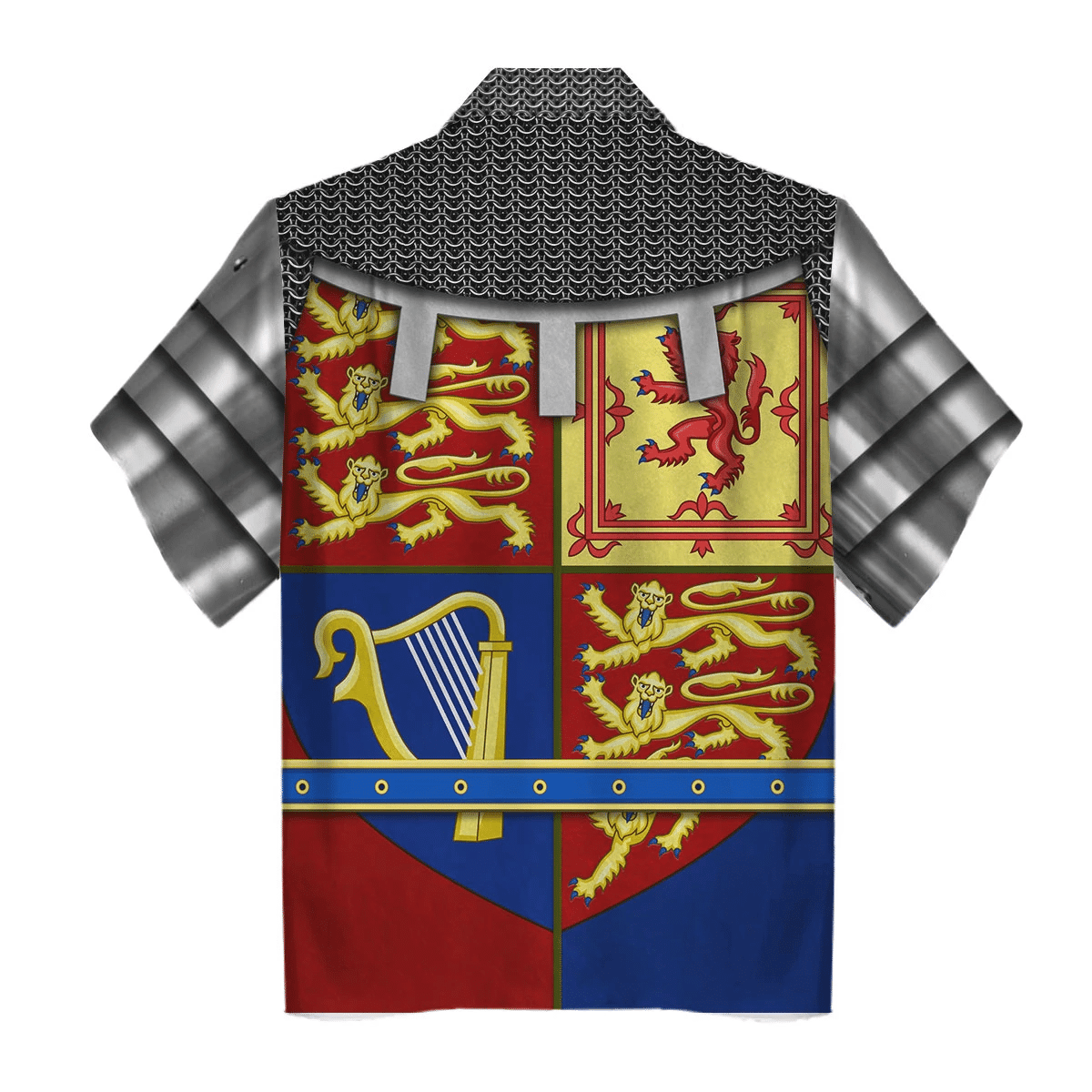 Gearhomie Royal Coat of Arms of the United Kingdom (Queen Elizabeth II) Costume Hoodie Sweatshirt T-Shirt Tracksuit - Gearhomie.com