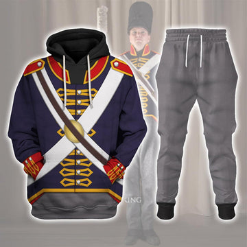 Gearhomie Royal Foot Artillery – Gunner (1806-1815) Uniform All Over Print Hoodie Sweatshirt T-Shirt Tracksuit - Gearhomie.com
