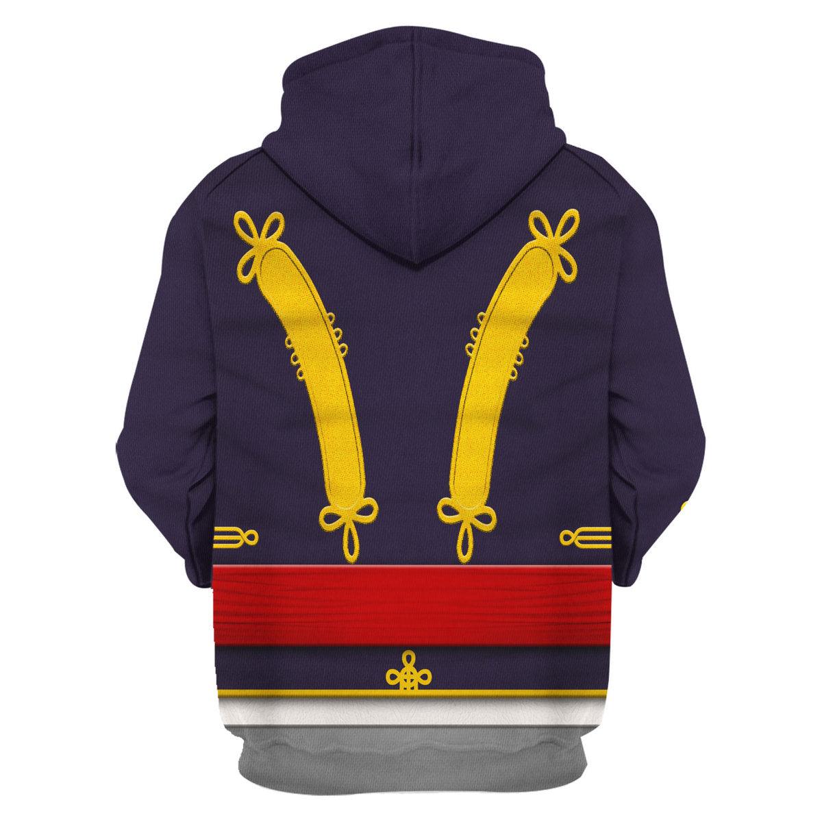 Gearhomie Royal Horse Artillery Uniform All Over Print Hoodie Sweatshirt T-Shirt Tracksuit - Gearhomie.com