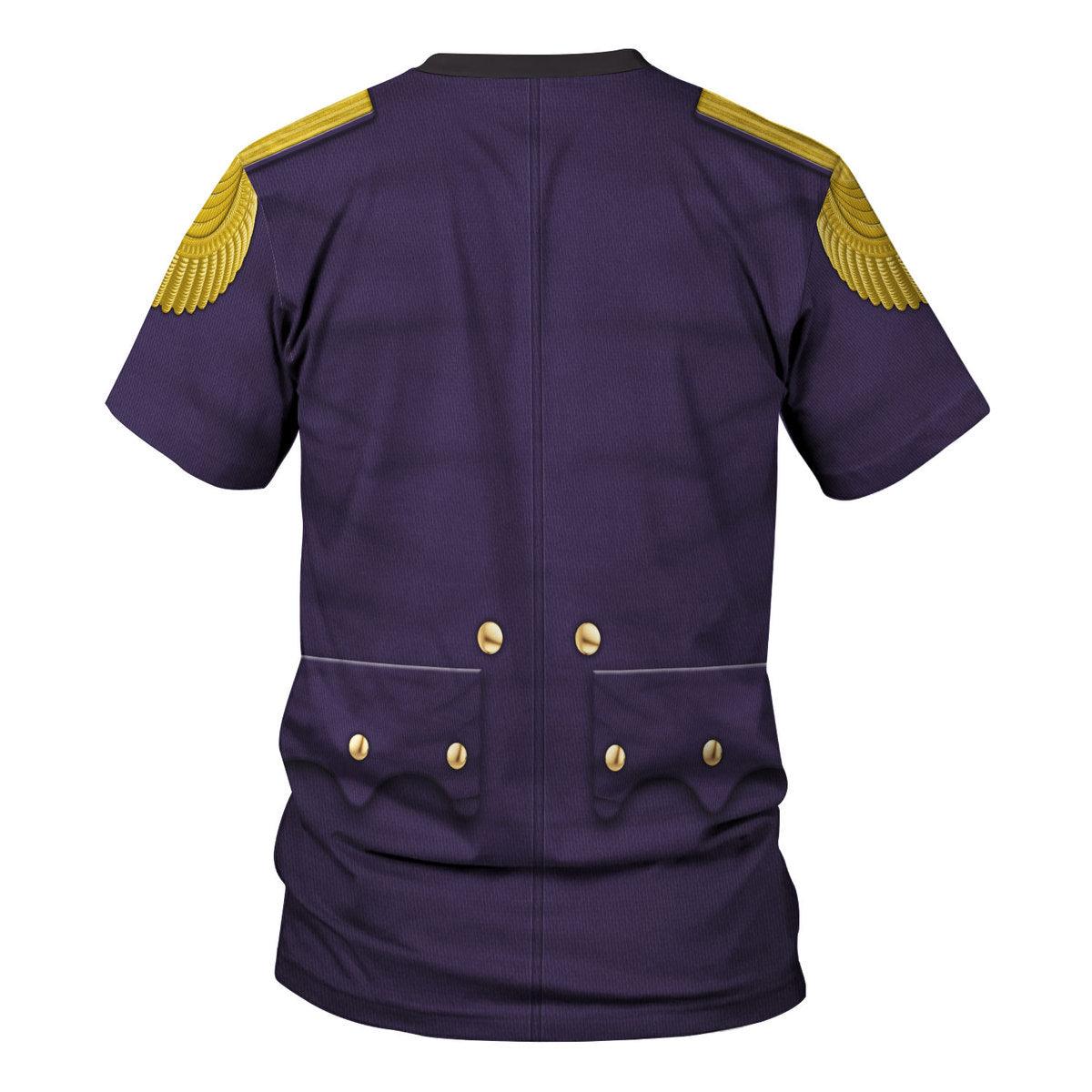 Gearhomie Royal Navy Captain-1806 Uniform All Over Print Hoodie Sweatshirt T-Shirt Tracksuit - DucG