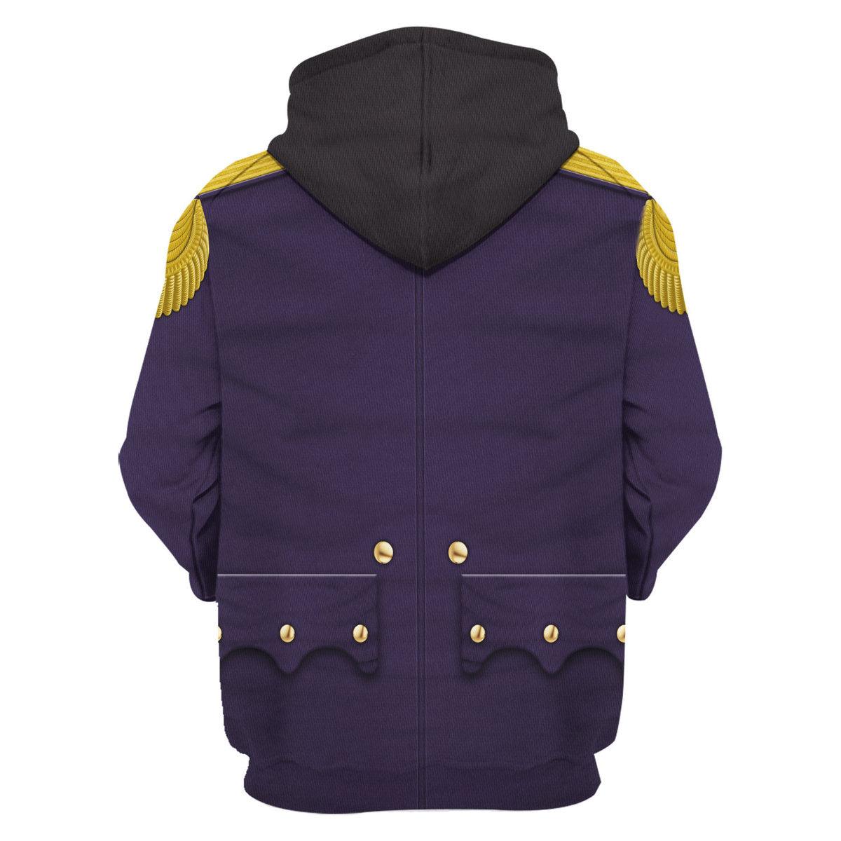 Gearhomie Royal Navy Captain-1806 Uniform All Over Print Hoodie Sweatshirt T-Shirt Tracksuit - DucG