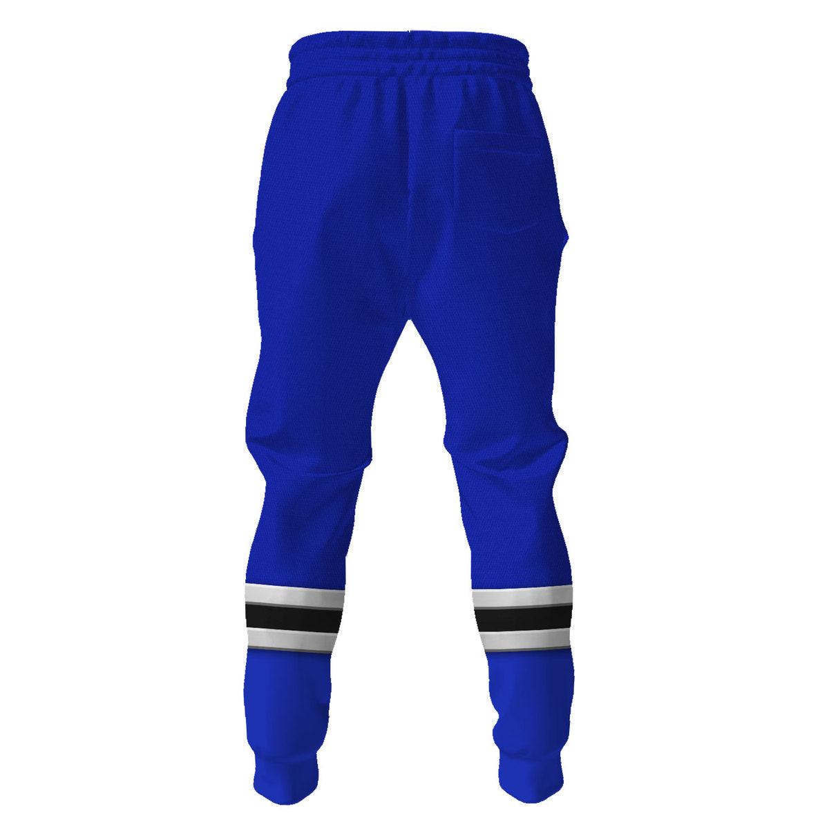 Gearhomie S.P.D Blue Ranger Hoodies Sweatshirt T-shirt Sweatpants Hawaiian Tracksuit - Gearhomie.com
