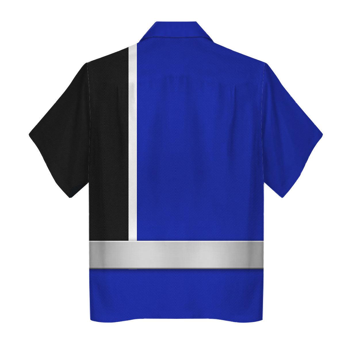 Gearhomie S.P.D Blue Ranger Hoodies Sweatshirt T-shirt Sweatpants Hawaiian Tracksuit - Gearhomie.com