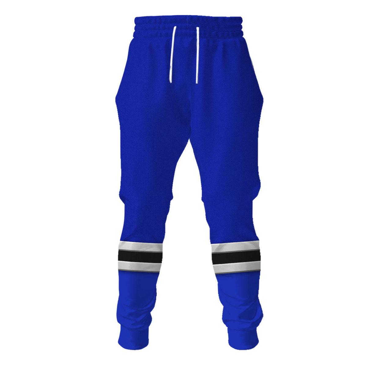 Gearhomie S.P.D Blue Ranger Hoodies Sweatshirt T-shirt Sweatpants Hawaiian Tracksuit - Gearhomie.com