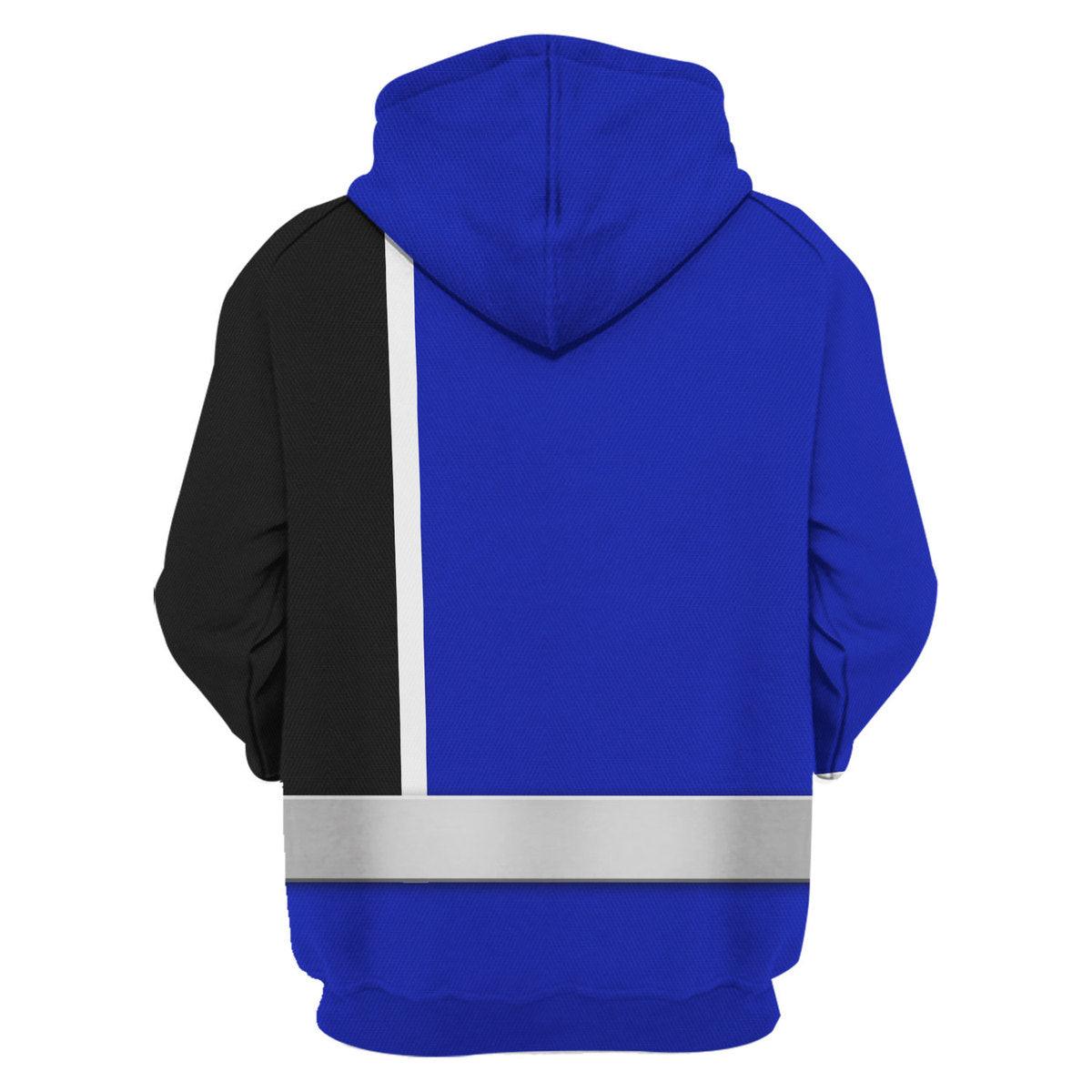Gearhomie S.P.D Blue Ranger Hoodies Sweatshirt T-shirt Sweatpants Hawaiian Tracksuit - Gearhomie.com