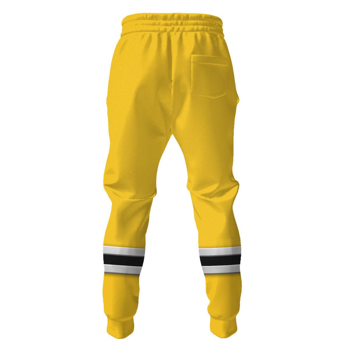 Gearhomie S.P.D Yellow Ranger Hoodies Sweatshirt T-shirt Sweatpants Hawaiian Tracksuit - Gearhomie.com
