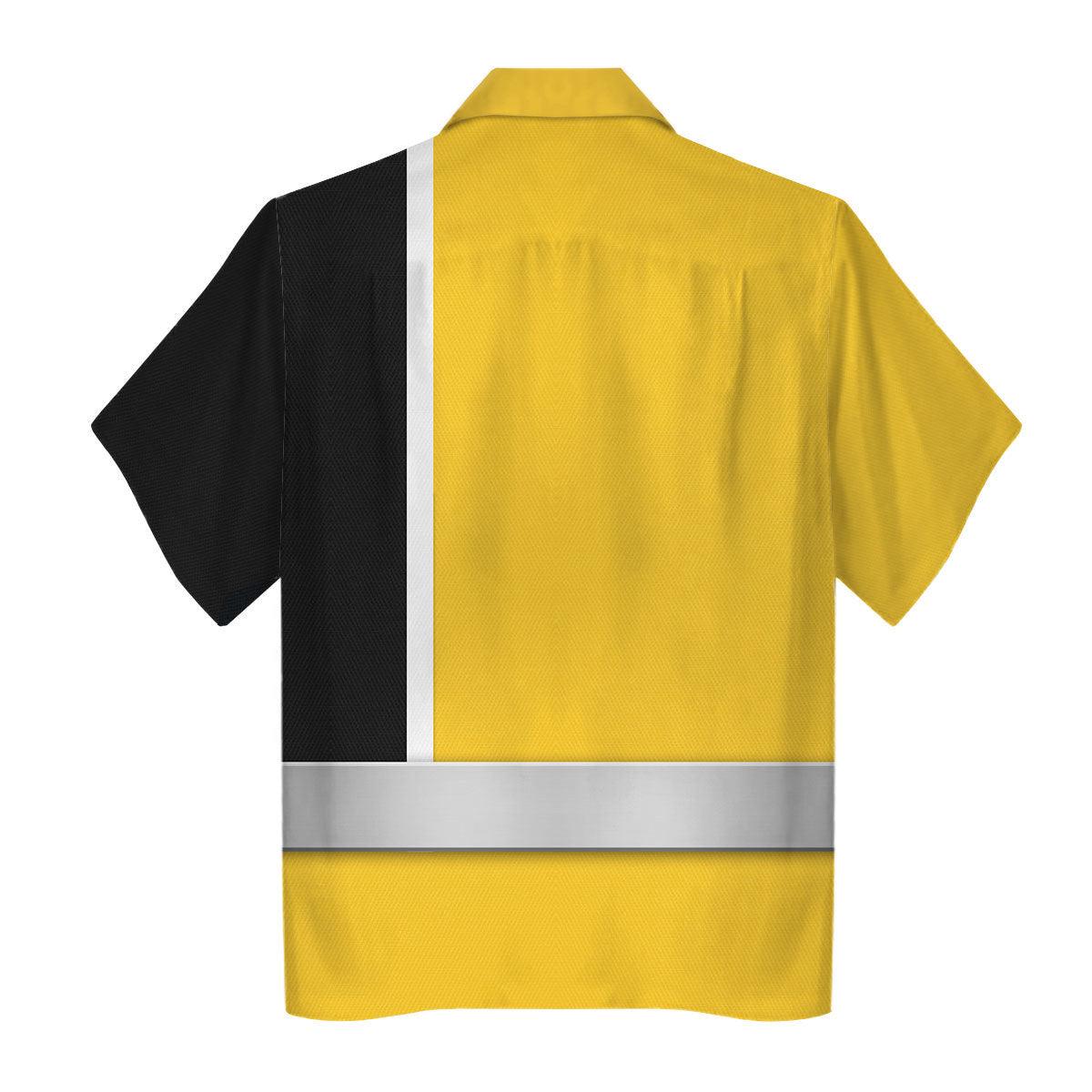 Gearhomie S.P.D Yellow Ranger Hoodies Sweatshirt T-shirt Sweatpants Hawaiian Tracksuit - Gearhomie.com