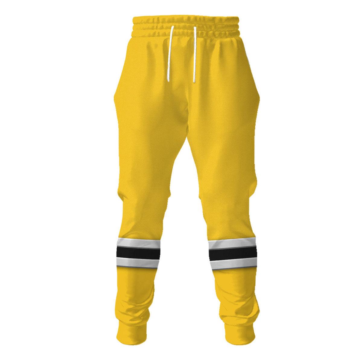Gearhomie S.P.D Yellow Ranger Hoodies Sweatshirt T-shirt Sweatpants Hawaiian Tracksuit - Gearhomie.com
