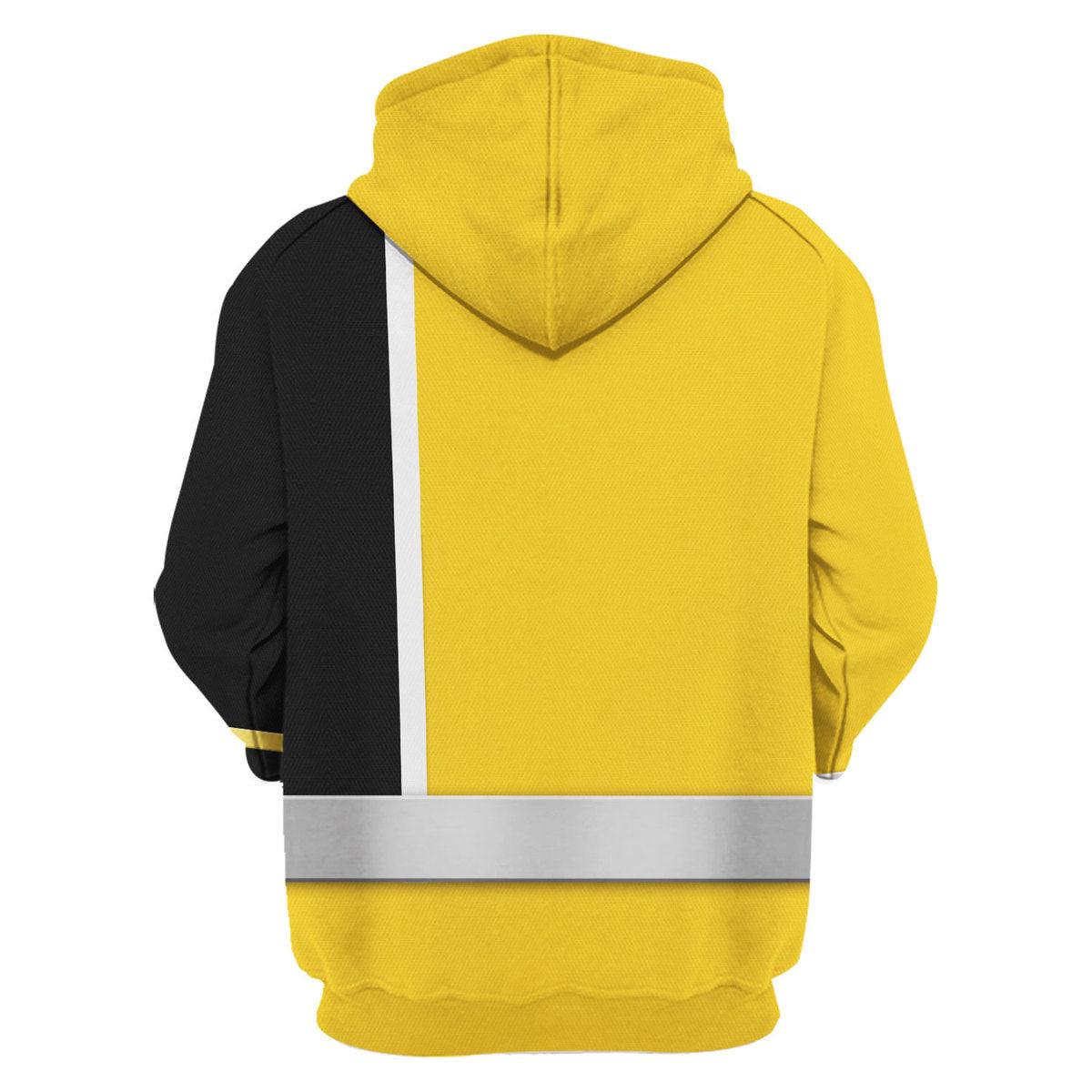 Gearhomie S.P.D Yellow Ranger Hoodies Sweatshirt T-shirt Sweatpants Hawaiian Tracksuit - Gearhomie.com