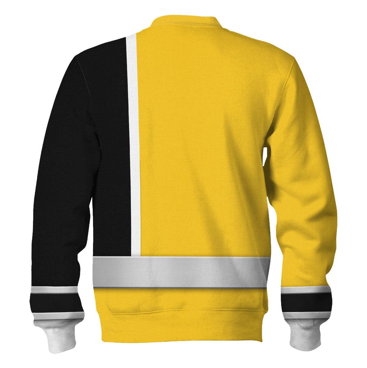 Gearhomie S.P.D Yellow Ranger Hoodies Sweatshirt T-shirt Sweatpants Hawaiian Tracksuit - Gearhomie.com