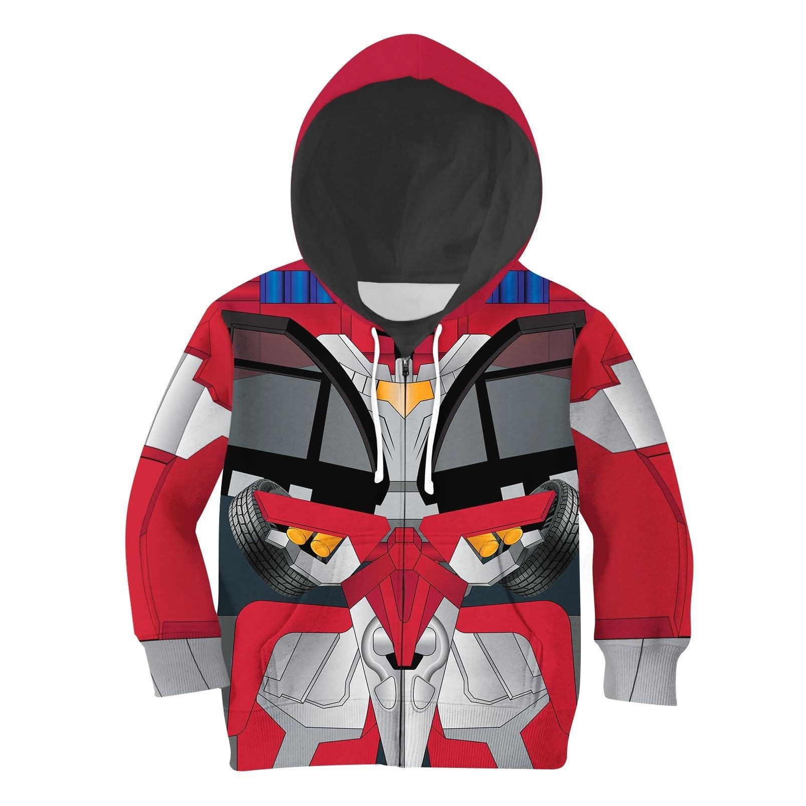 Gearhomie Sentinel Prime Kid Costume Cosplay Hoodie Sweatshirt T-Shirt - Gearhomie.com