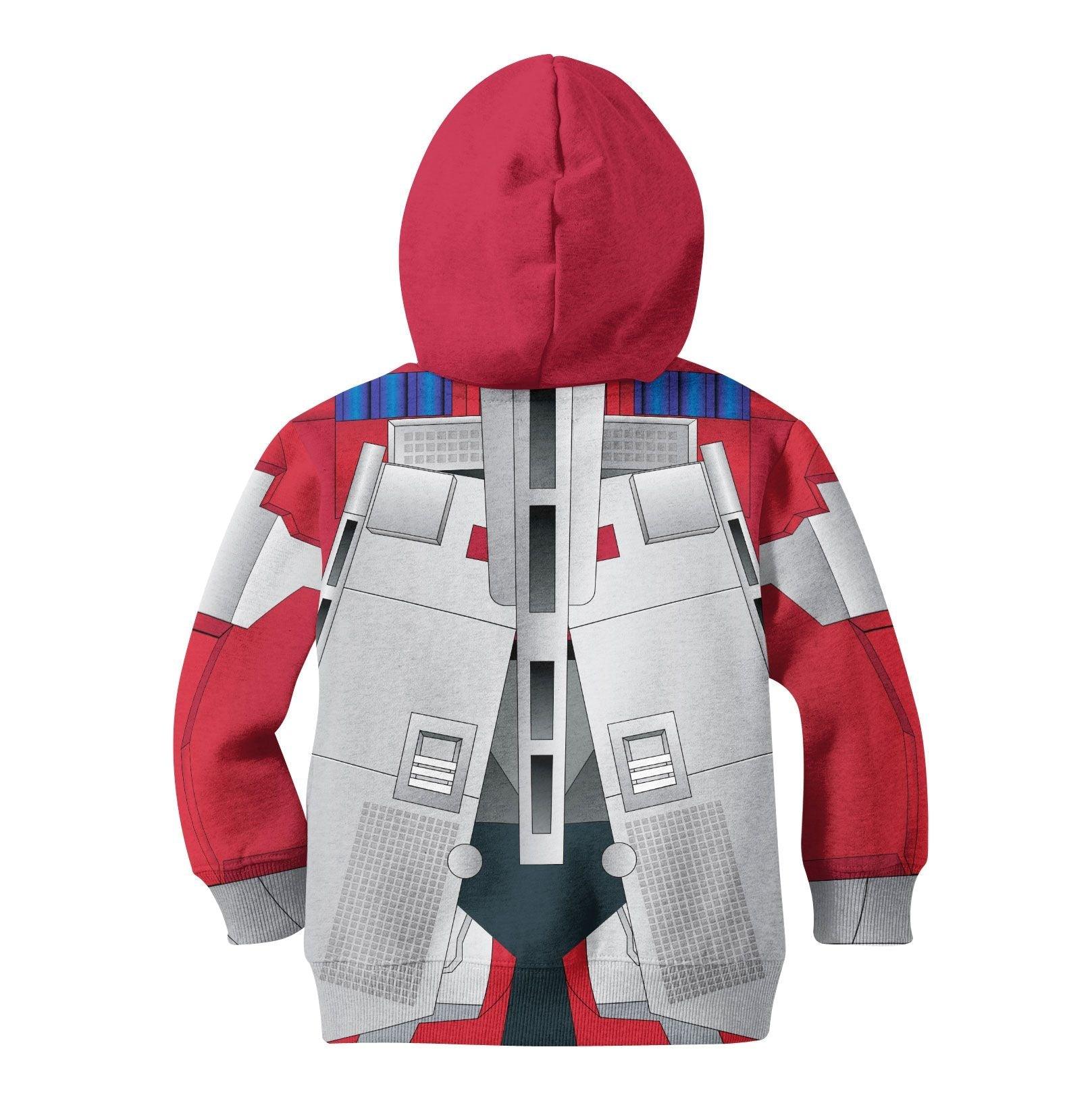 Gearhomie Sentinel Prime Kid Costume Cosplay Hoodie Sweatshirt T-Shirt - Gearhomie.com