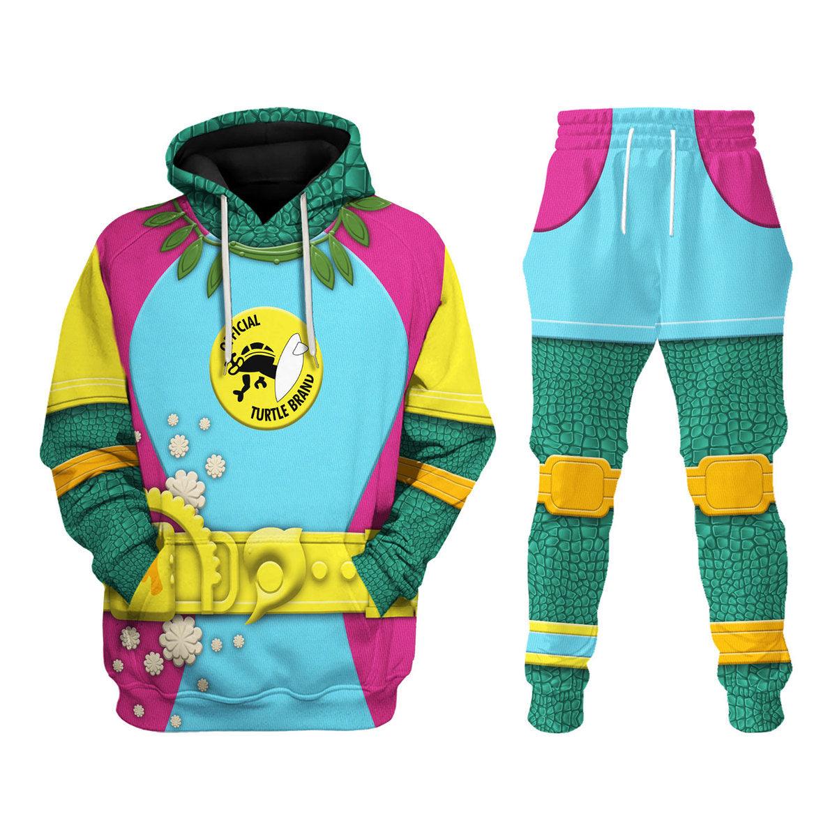 Gearhomie Sewer Surfer Mike TMNT Costume Hoodie Sweatshirt T-Shirt Sweatpants - Gearhomie.com