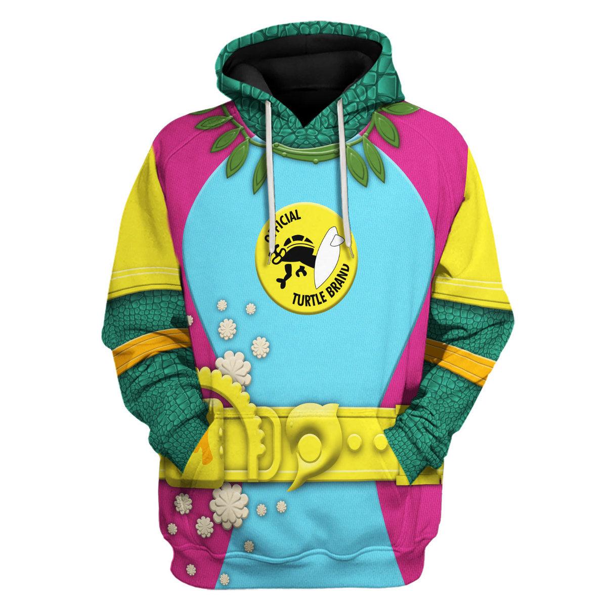 Gearhomie Sewer Surfer Mike TMNT Costume Hoodie Sweatshirt T-Shirt Sweatpants - Gearhomie.com