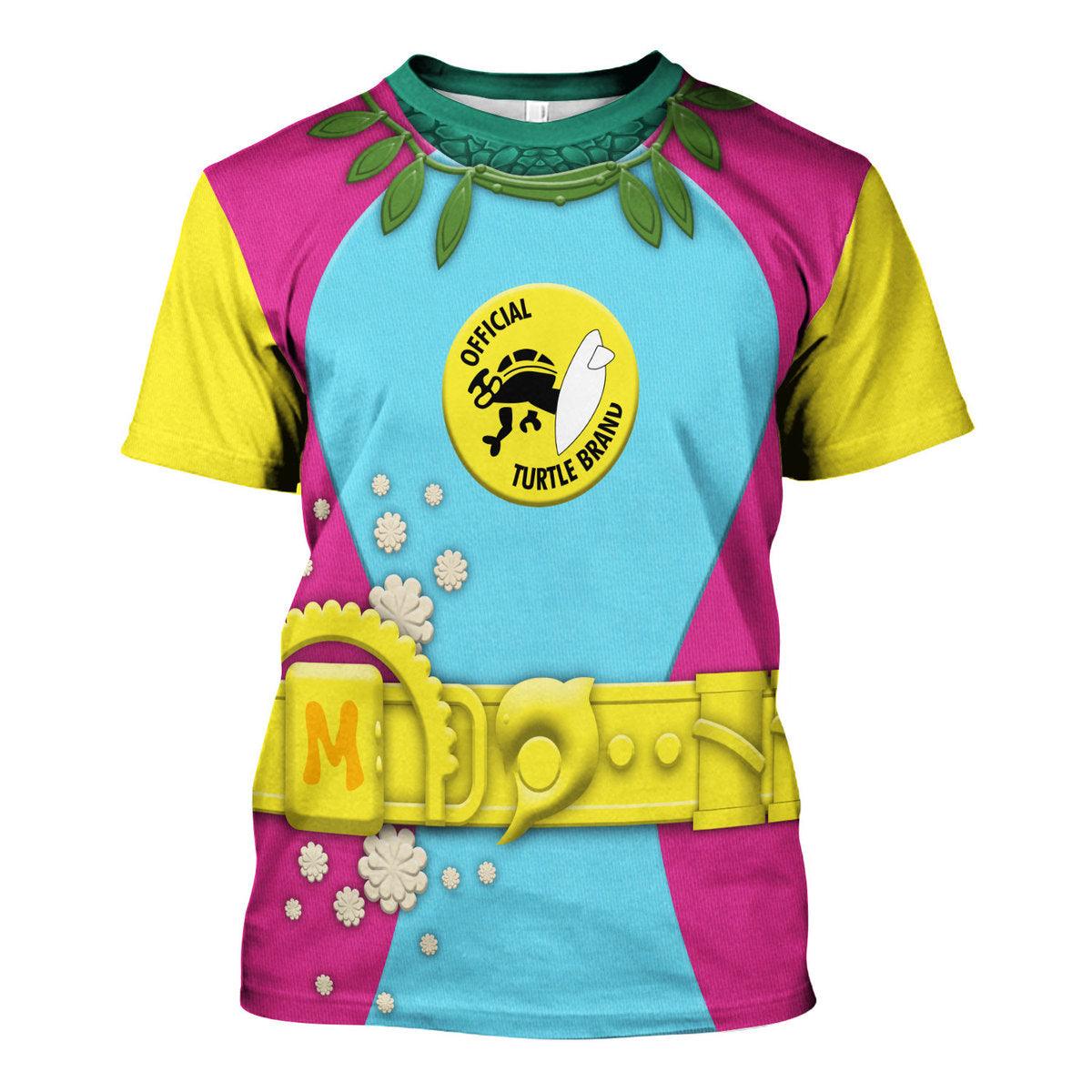 Gearhomie Sewer Surfer Mike TMNT Costume Hoodie Sweatshirt T-Shirt Sweatpants - Gearhomie.com