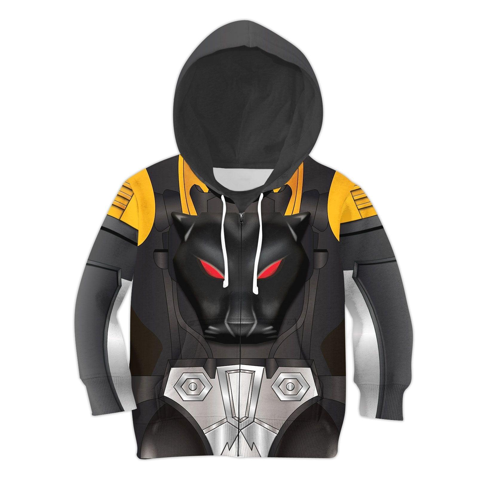 Gearhomie Shadow Panther Kid Costume Cosplay Hoodie Sweatshirt T-Shirt - Gearhomie.com