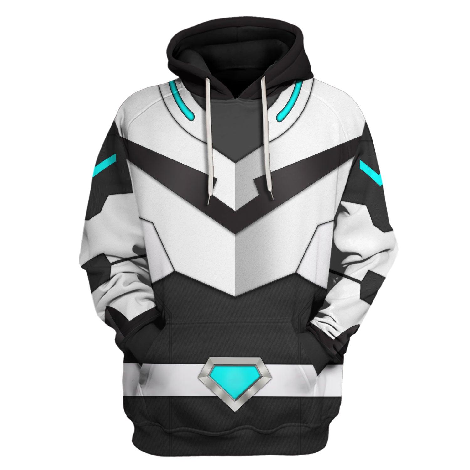 Gearhomie Shiro Legendary Defender Hoodie T-shirt Sweatpants Cosplay - DucG