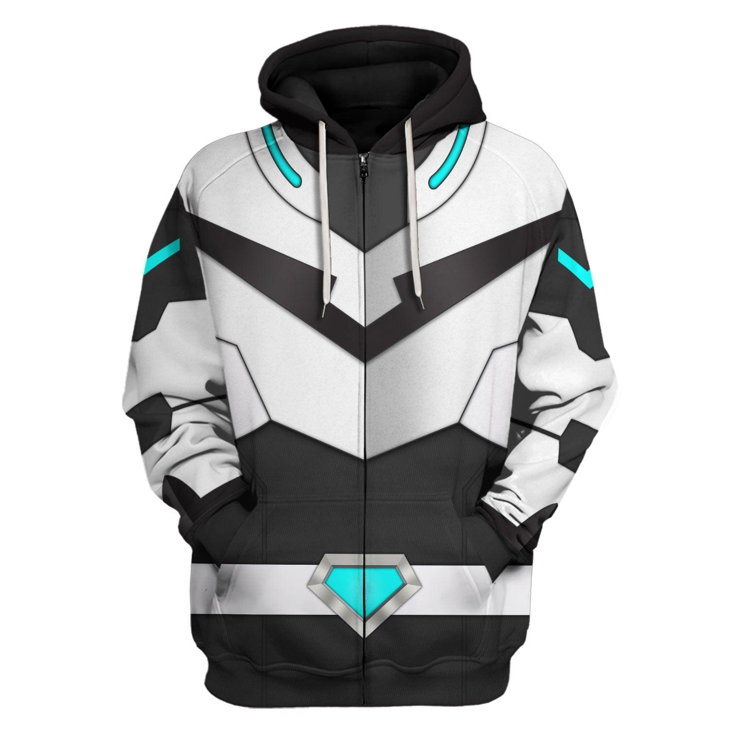 Gearhomie Shiro Legendary Defender Hoodie T-shirt Sweatpants Cosplay - DucG