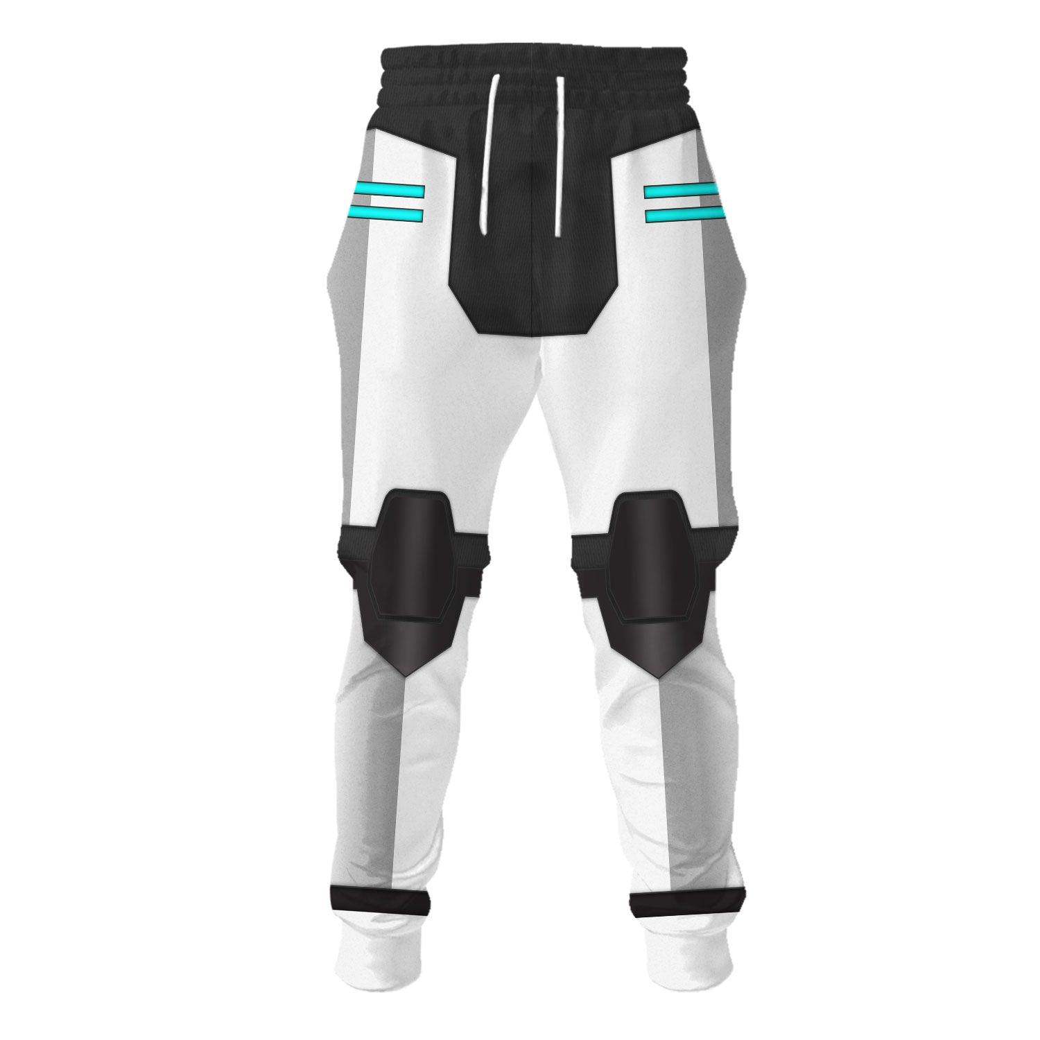 Gearhomie Shiro Legendary Defender Hoodie T-shirt Sweatpants Cosplay - DucG