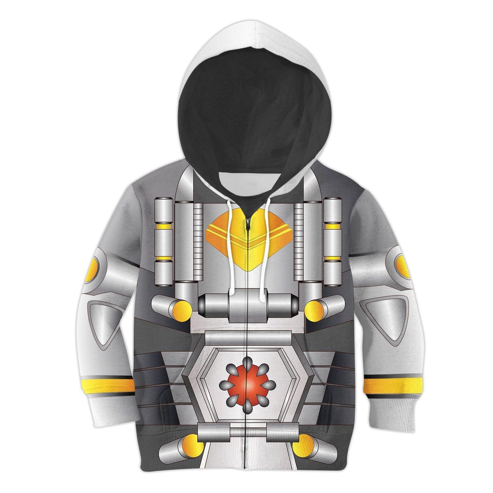 Gearhomie Silverbolt Beast Wars Kid Costume Cosplay Hoodie Sweatshirt T-Shirt - Gearhomie.com